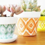 Planting with Style: DIY Painted Terra Cotta Pots 