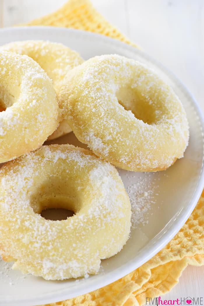 Lemon sugar donuts
