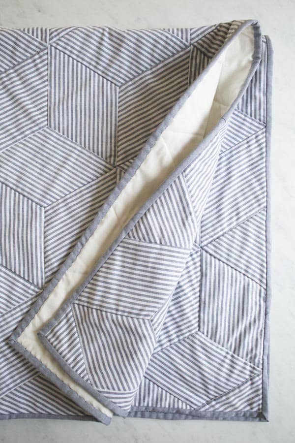 Striped quilt