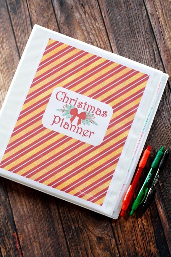 Christmas binder