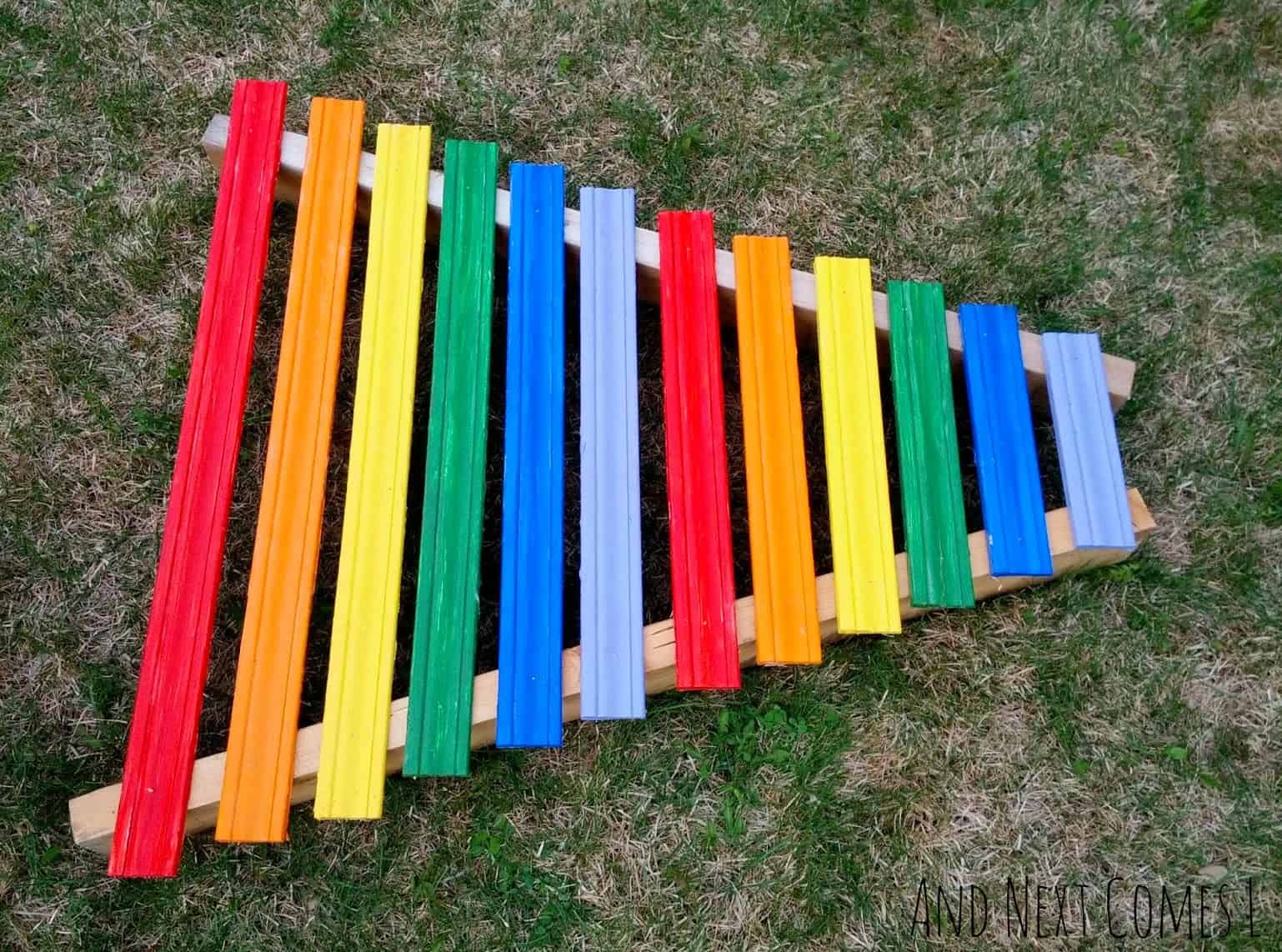 Rainbow xylophone