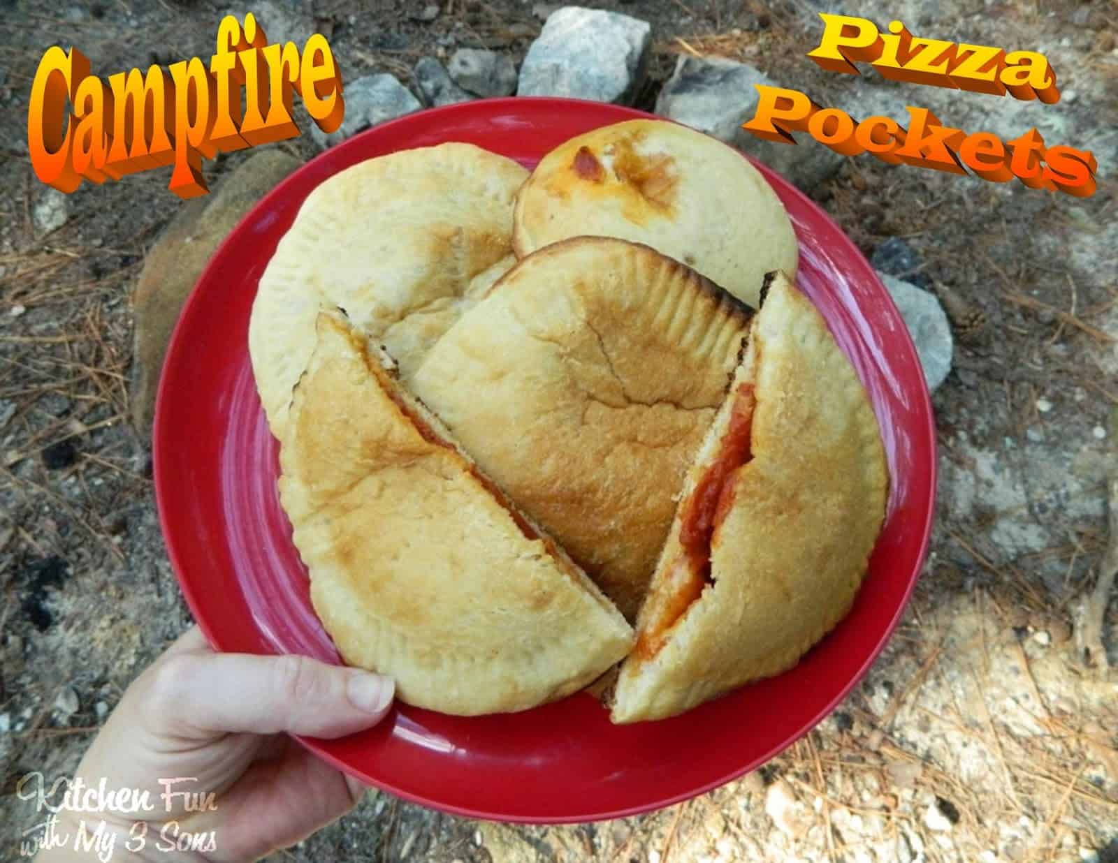 Campfire pizza pockets