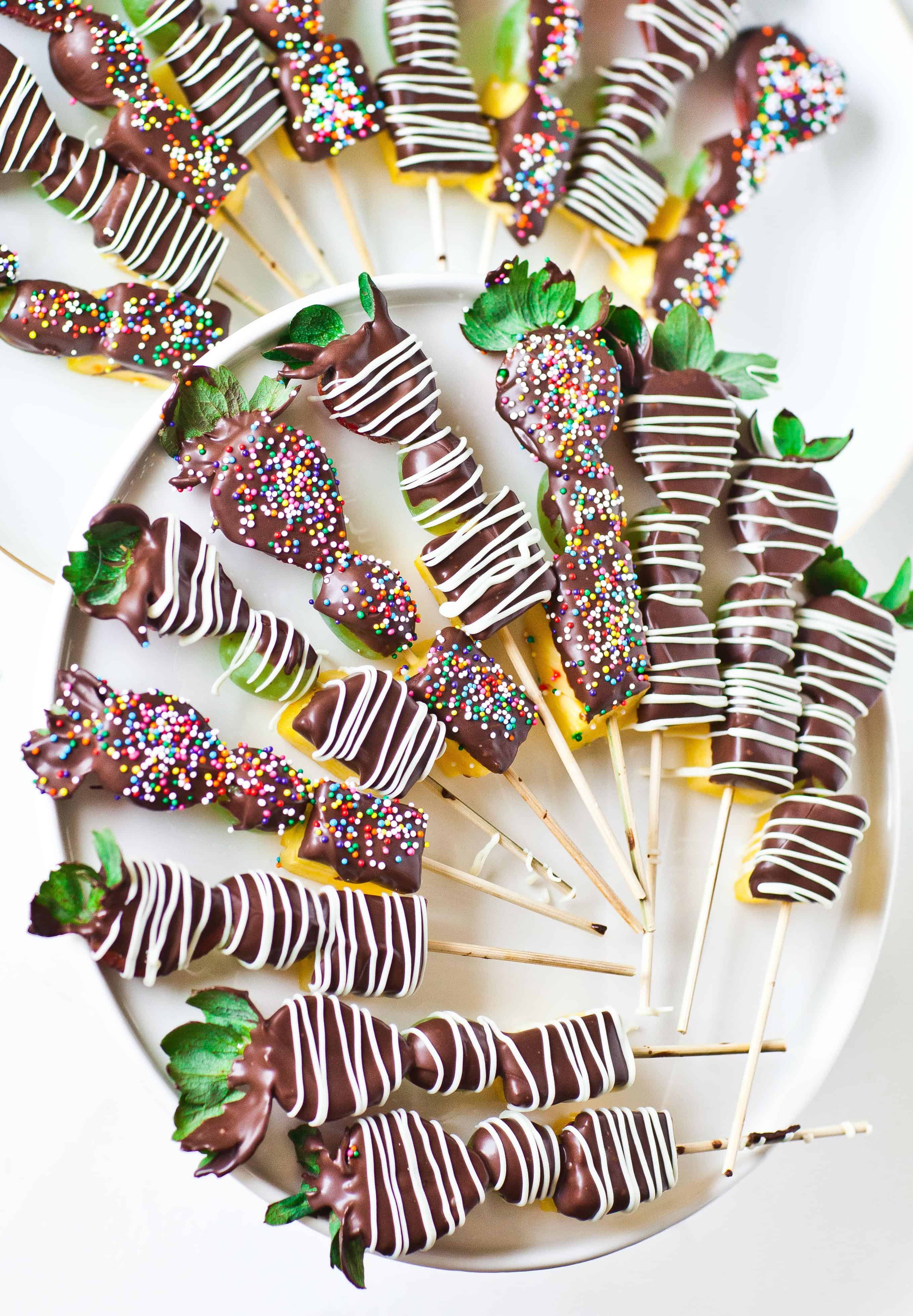 Chocolate covered fruit