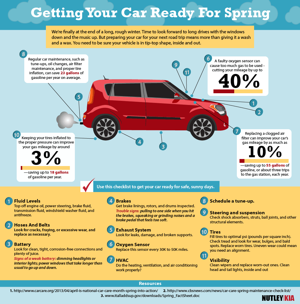 Cleaing your car for spring too