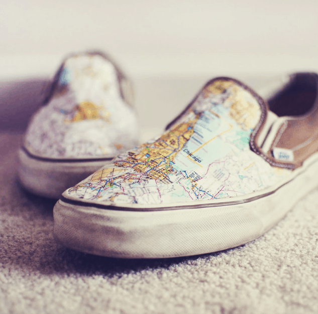 Map shoes