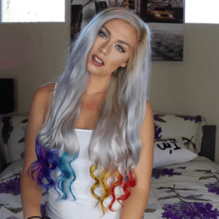 Daring and Memorable: DIY Rainbow Hair 