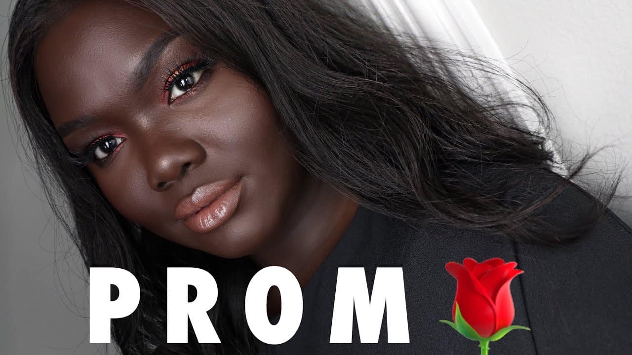 Prom dark skin makeup