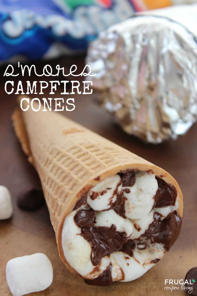 S’Mores campfire cones