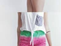 Spectacular summer DIY watermelon shorts 200x150 15 DIY Shorts Tutorials To Make Before Summer