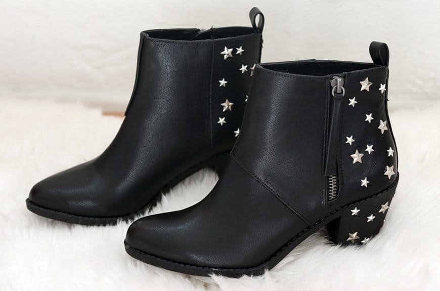 Star studded boots