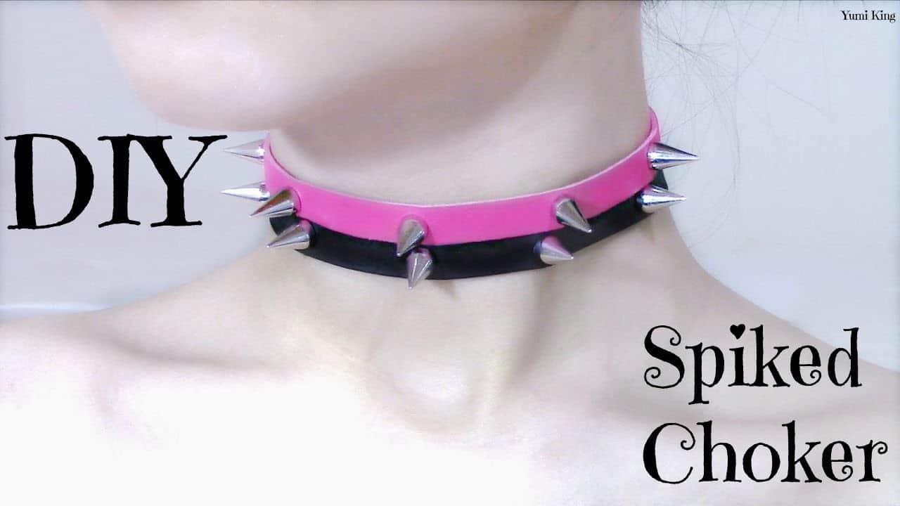 DIY spiked chokers