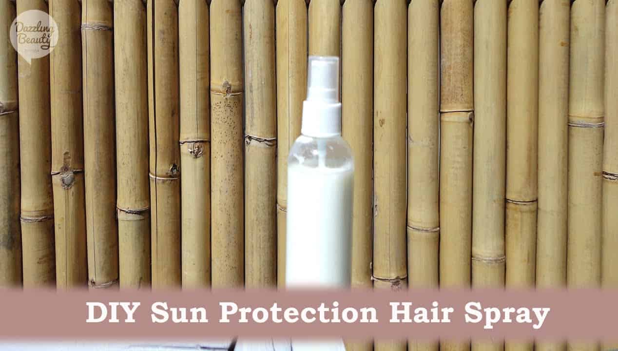 DIY sun protection hairspray