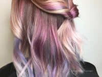Multiple shades of purple on a blonde base 200x150 Bright and Bold: Trendy Hair Colors to Keep You Shining This Summer!