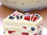 No bake summer berry icebox cake 200x150 Delicious Summer Desserts to Keep Your Patio Season Sweet