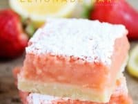 Strawberry lemonade bars 200x150 Delicious Summer Desserts to Keep Your Patio Season Sweet