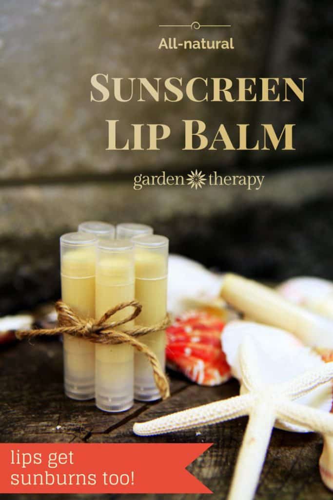 Untinted sunscreen lip balm