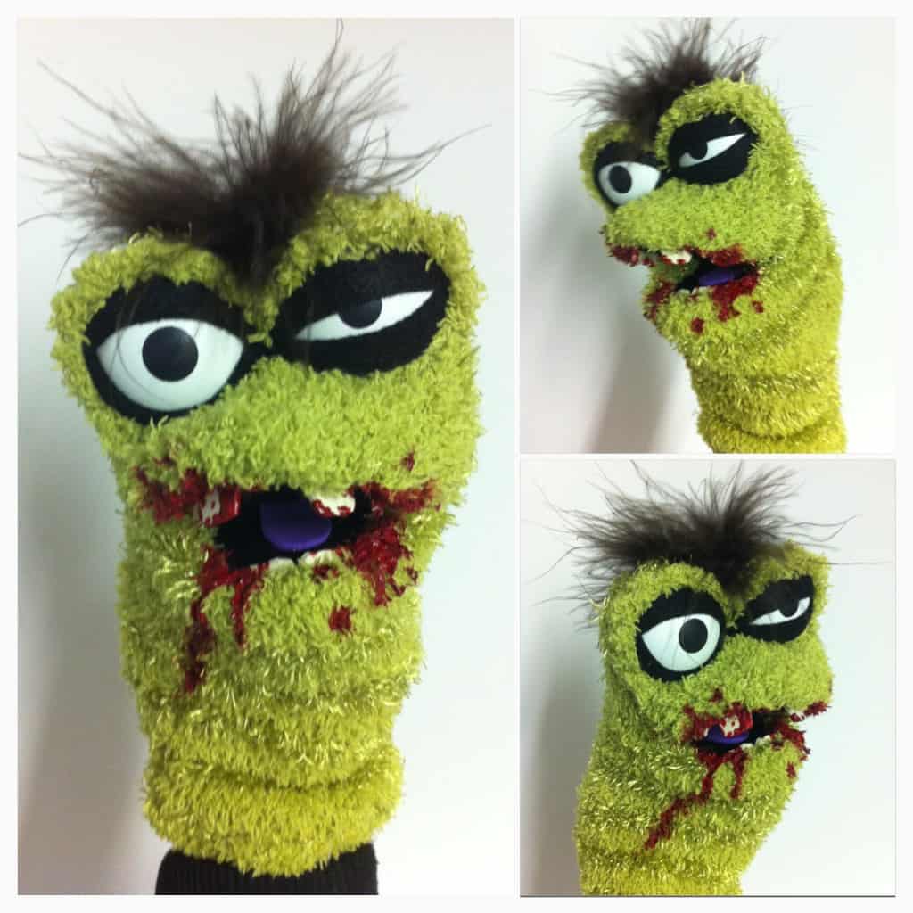 Zombie sock puppet