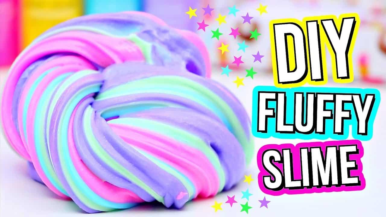 DIY fluffy slime