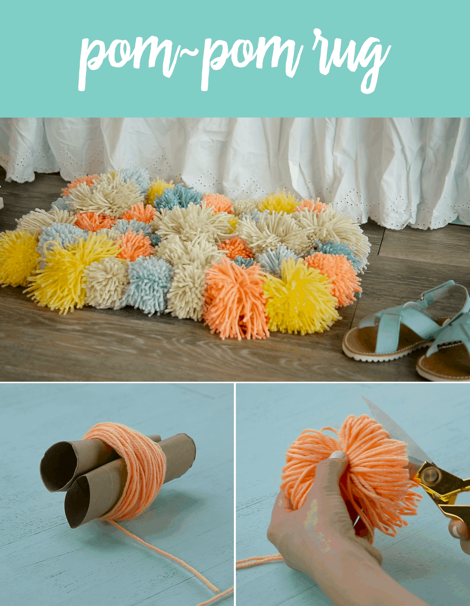 Unleash Cuteness 15 Fuzzy Diy Projects Made With Pom Poms