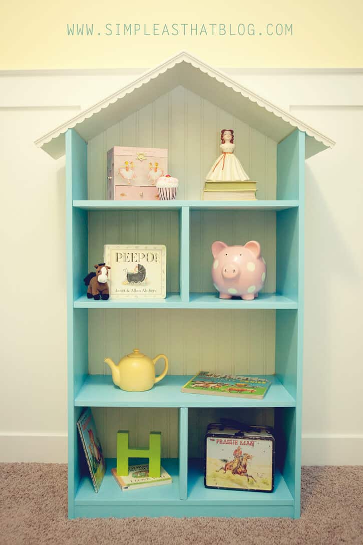 Dollhouse bookshelf