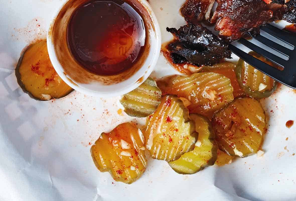 Barbecue pickles