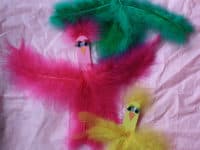 Craft stick and feather birds 200x150 Flying High: 15 Cute Bird Themed Crafts