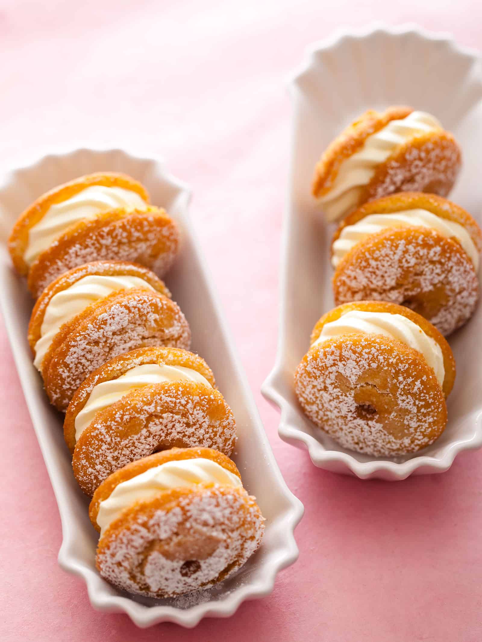 Cream puff donuts