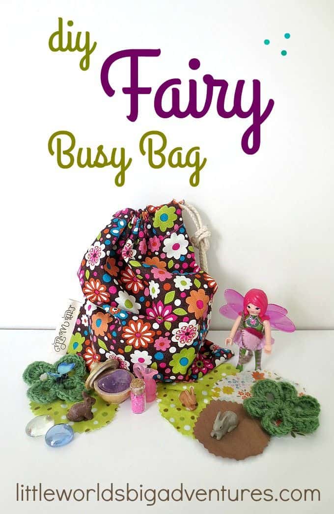 DIY fairy busy bag