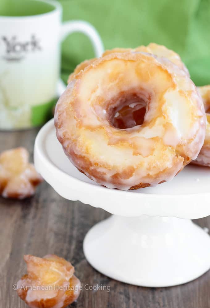 Old fashioned sour cream cake donuts
