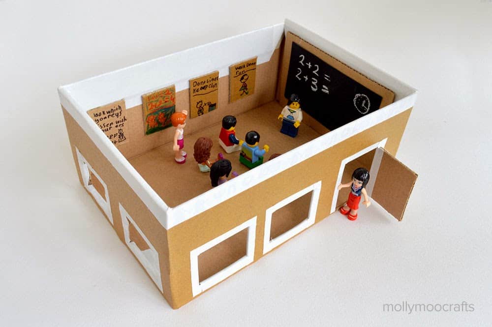 Shoebox Lego school