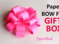 The perfect paper gift bow 200x150 Celebrate Color: 13 Lovely Things to Make With Ribbons!