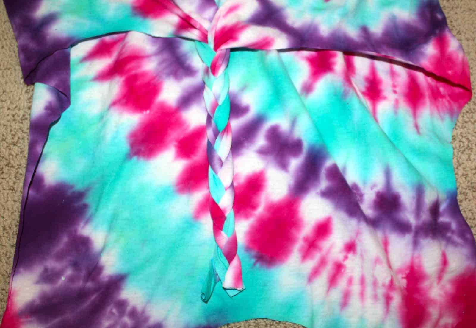 Tie dyed swimsuit cover-up