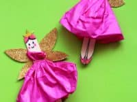 Tissue paper and glitter wing fairies 200x150 Ultra Cute and Easy Fairy Themed Crafts and DIY Projects