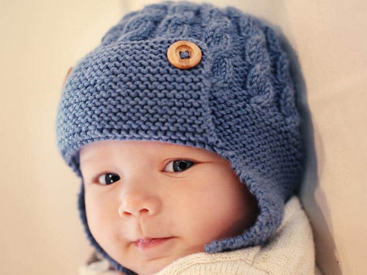 Baby aviator hat