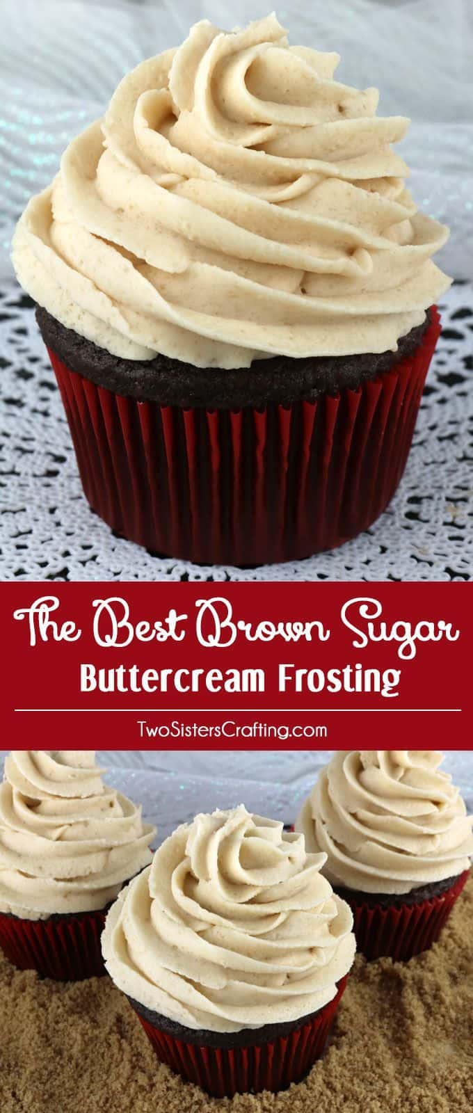 Brown sugar buttercream frosting