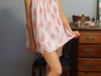 DIY 60s style nightgown 200x150 DIY Nightgowns for Warm and Comfortable Nights