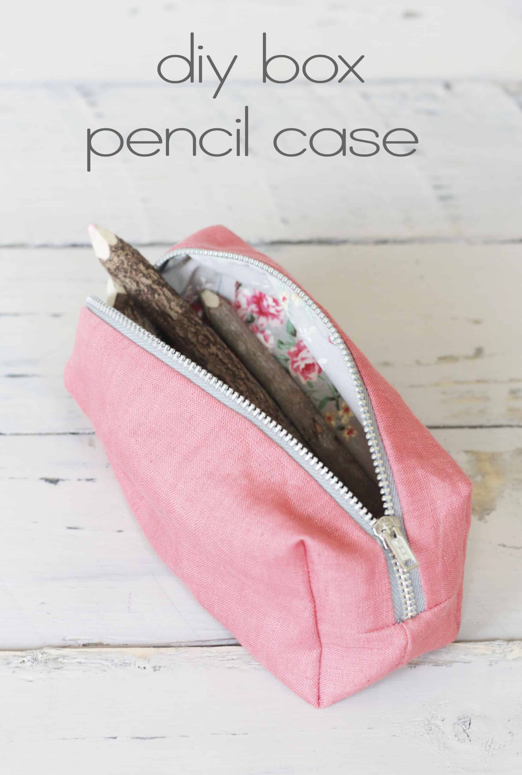 DIY box style pencil case