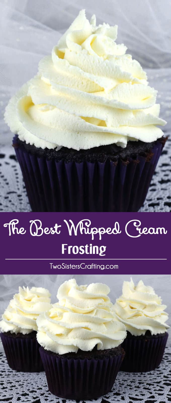 Delicious whipped cream frosting