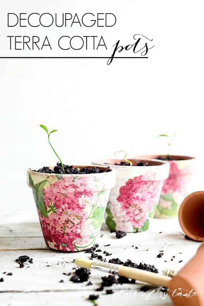 Add Color and Green: Best Plant Decoupage Projects!