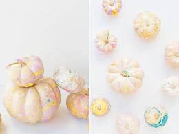 Marbled miniature pumpkins