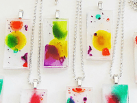 Chic Colorful Style Statement: Best DIY Alcohol Ink Jewelry