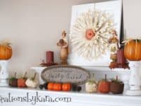 Seasonal Change in Decor: 15 Cute Fall Projects for Your Mantel