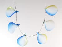 Translucent polymer clay and alcohol ink necklace 200x150 Chic Colorful Style Statement: Best DIY Alcohol Ink Jewelry
