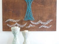 Whale tail string art 200x150 Discover the World of Pretty String Art Crafts with Modern Flair