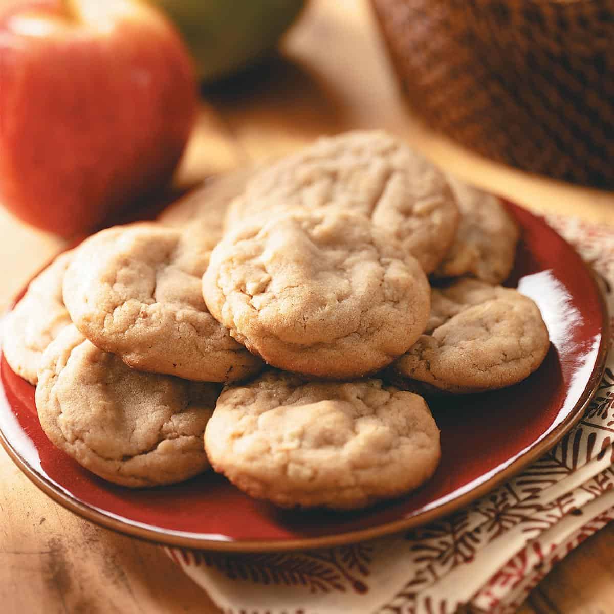 Apple peanut butter cookies