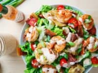 Blackened shrimp and fried green tomato salad 200x150 Taste Different: Delicious Recipes Made With Green Tomatoes