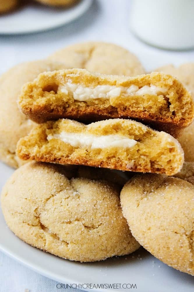 Cheesecake filled snickerdoodles