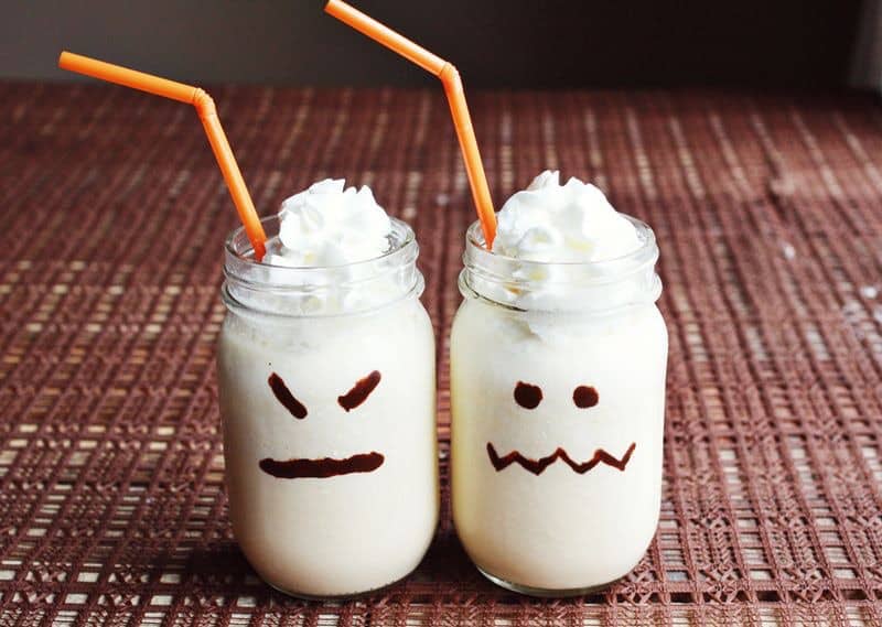 Ghost milkshakes