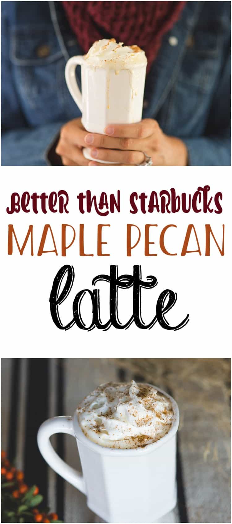 Maple pecan latte