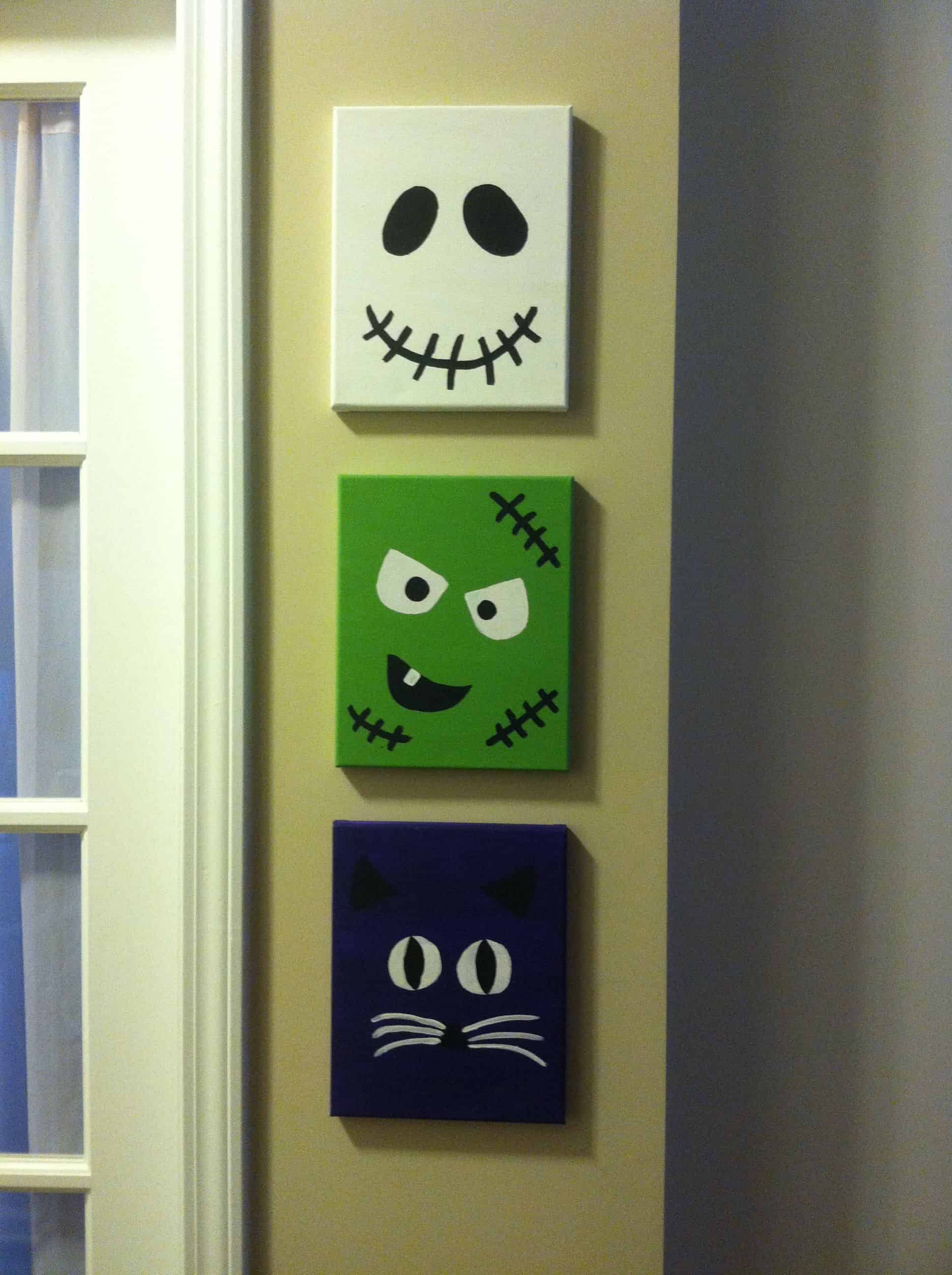 Monster features canvases
